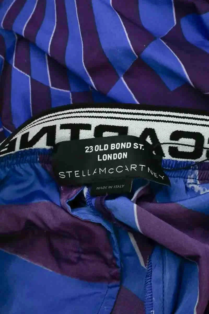 Pantalon de sport Stella McCartney Bleu en Synthétique