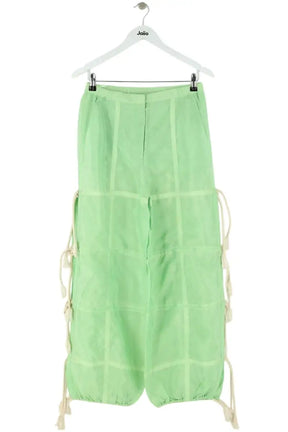 Pantalon de sport Stella McCartney Turquoise en Synthétique, taille M - Seconde Main