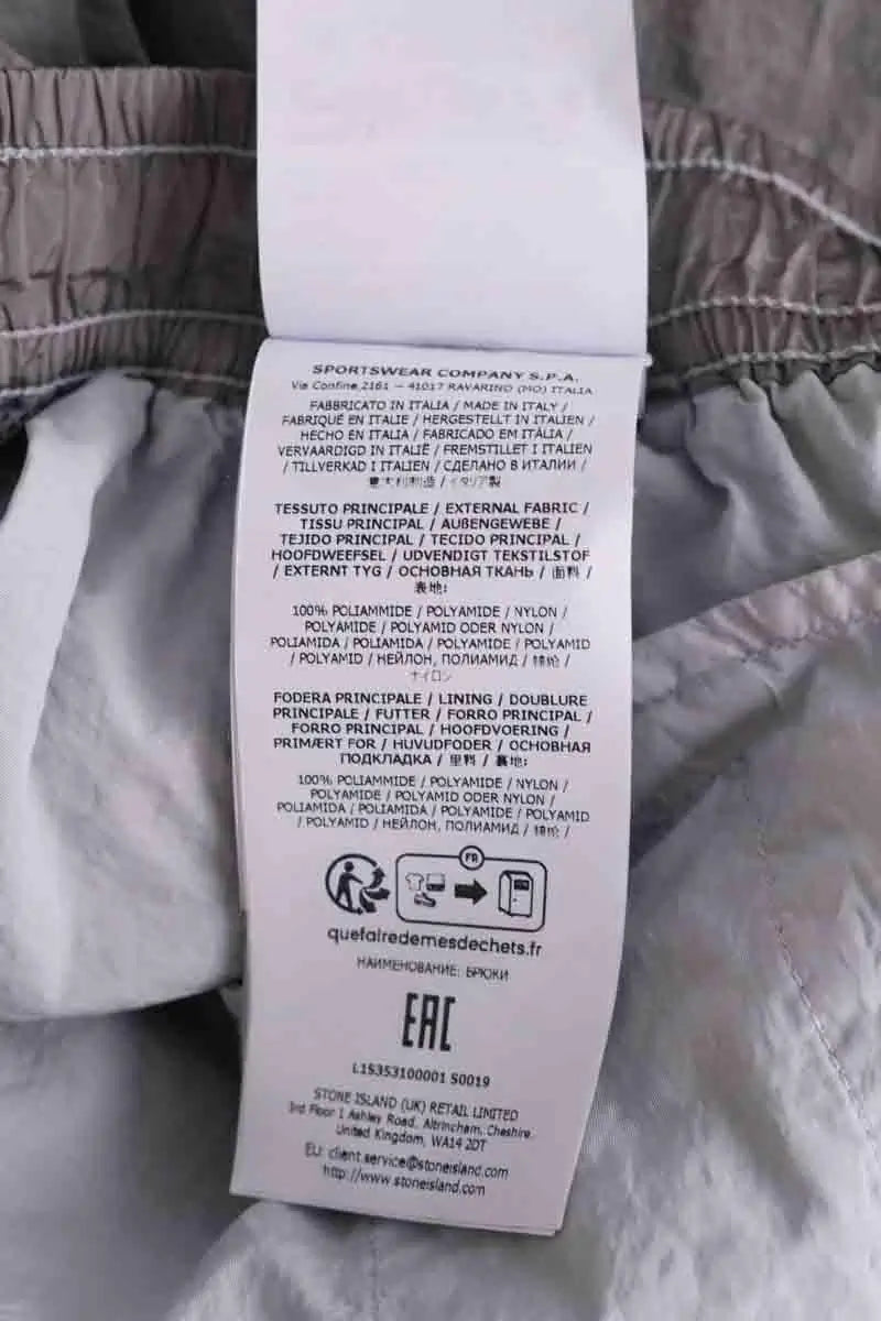 Pantalon de sport Stone Island Gris en Synthétique