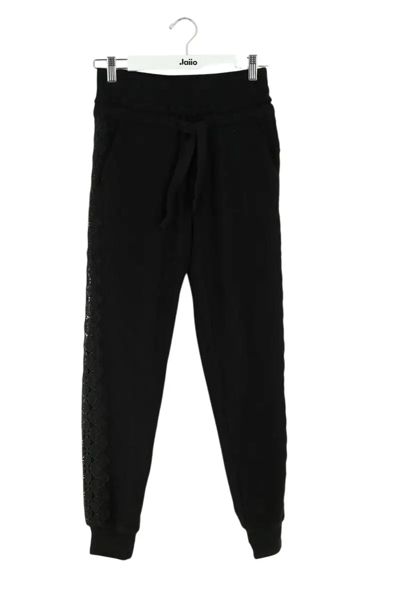 Pantalon de sport The Kooples Noir en Coton, taille S - Seconde Main