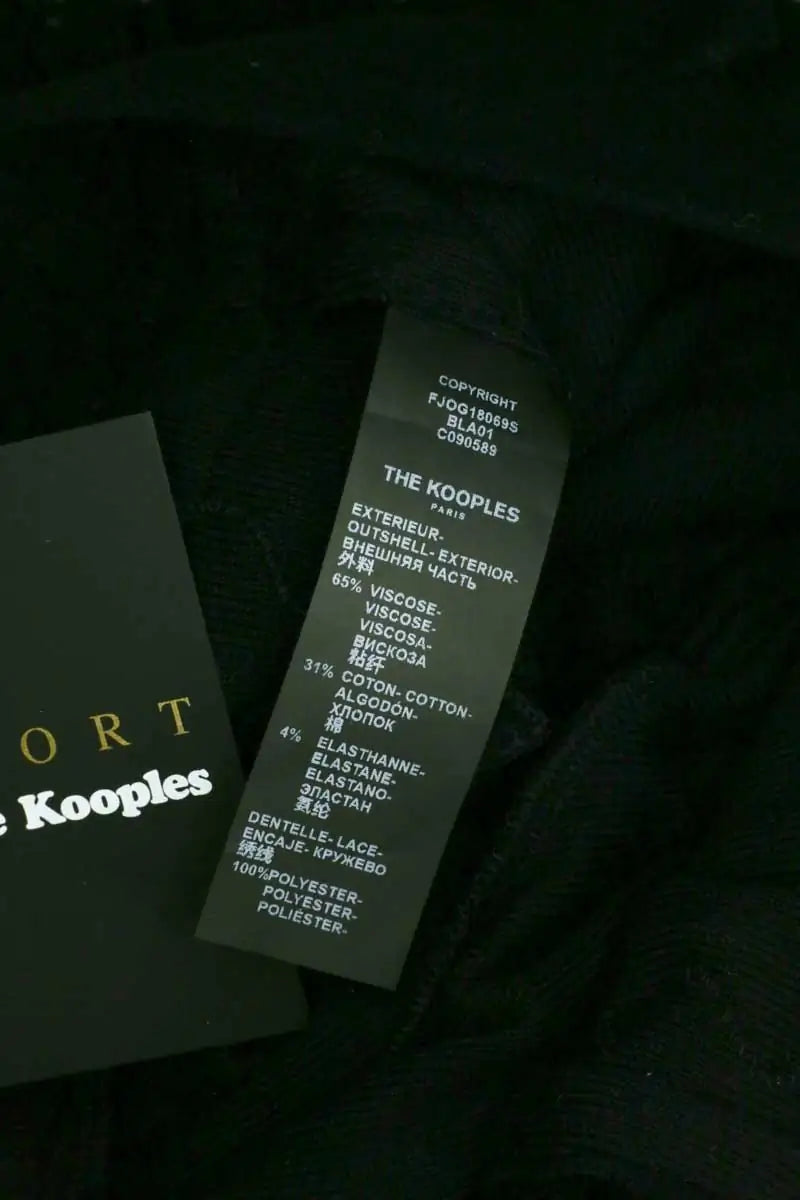 Pantalon de sport The Kooples Noir en Coton