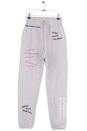 Pantalon de sport Zadig & Voltaire Gris en Coton, taille XS - Seconde Main