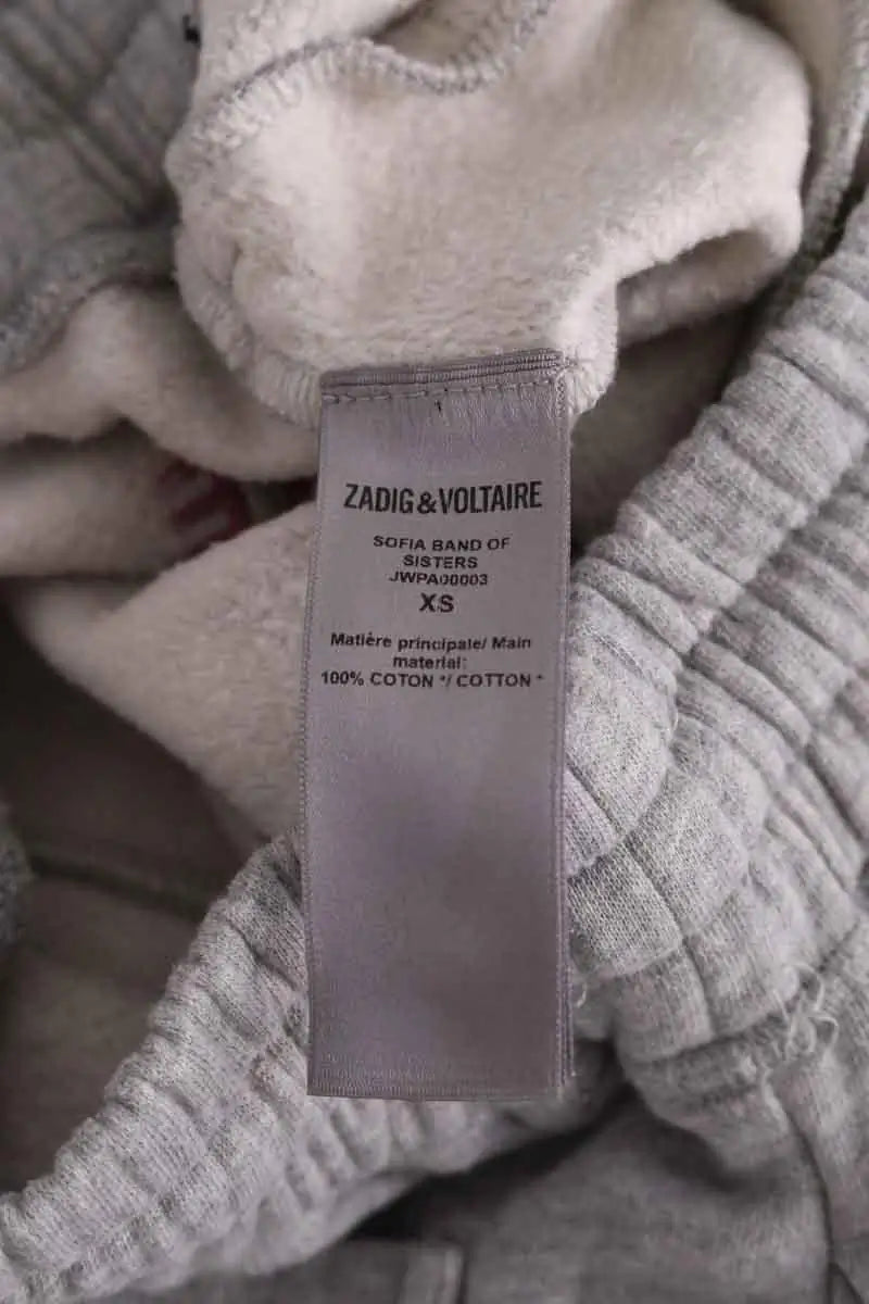 Pantalon de sport Zadig & Voltaire Gris en Coton