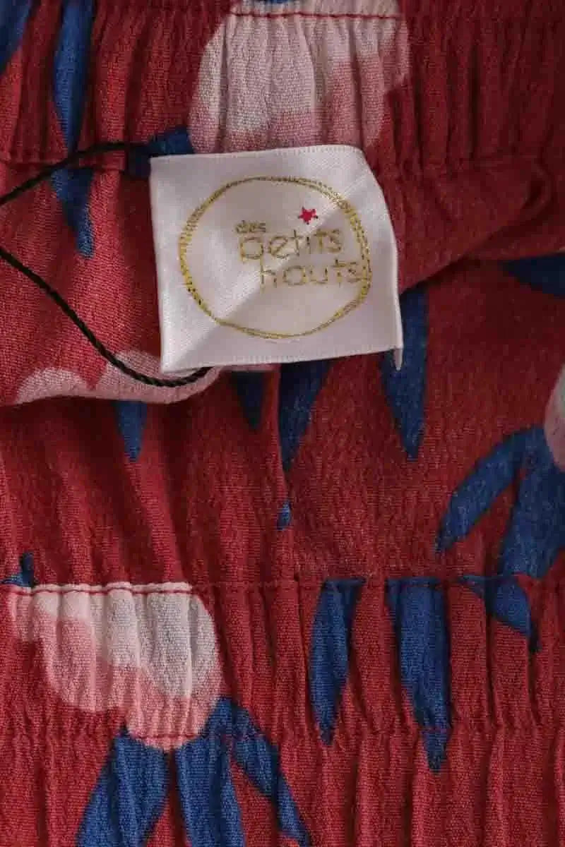 Pantalon Des Petits Hauts Rose en Viscose