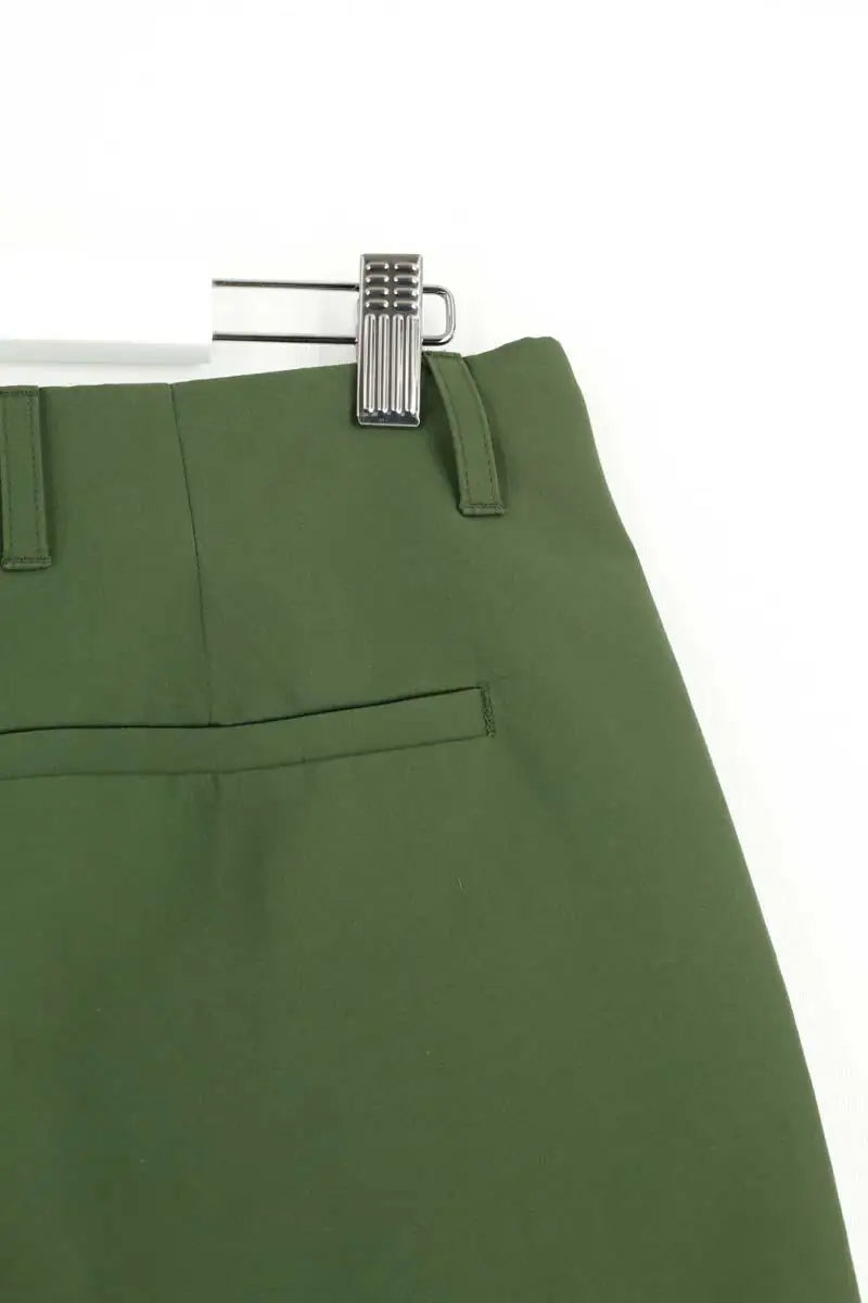 Pantalon Dries Van Noten Vert en Coton