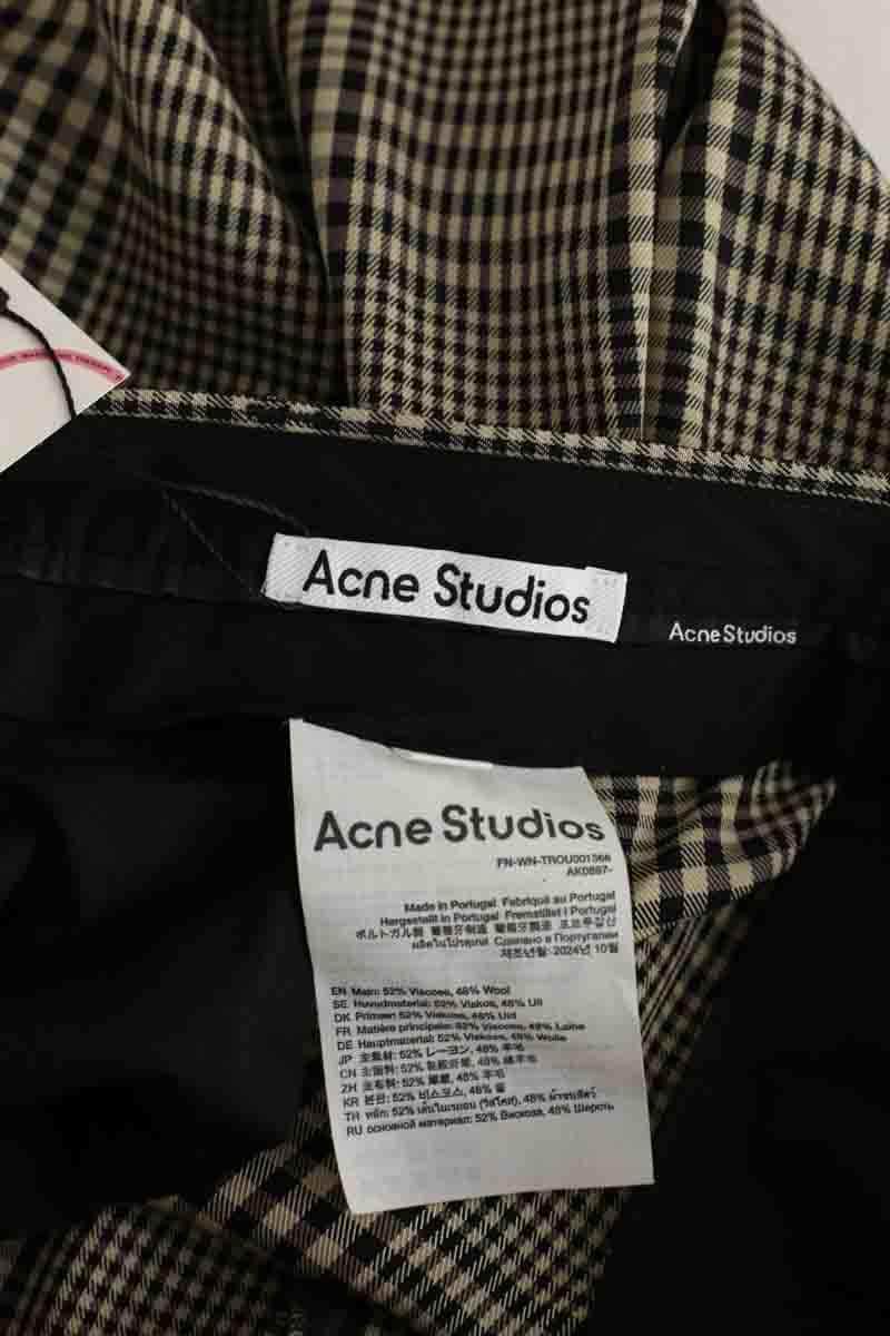 Pantalon droit Acne Studios Beige en Viscose
