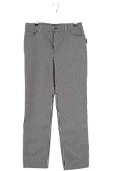 Pantalon droit Agnès B. Noir en Coton, taille M - Seconde Main