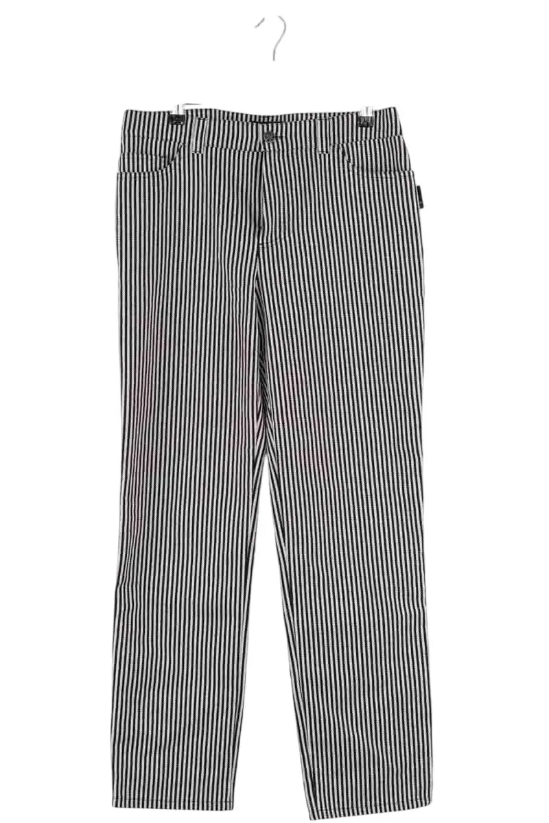 Pantalon droit Agnès B. Noir en Coton, taille M - Seconde Main