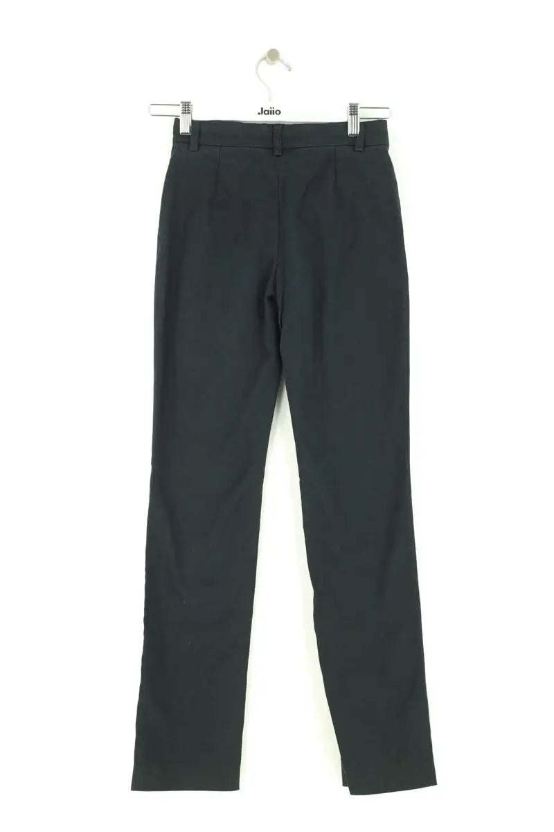 Pantalon droit Agnès B. Noir en Coton