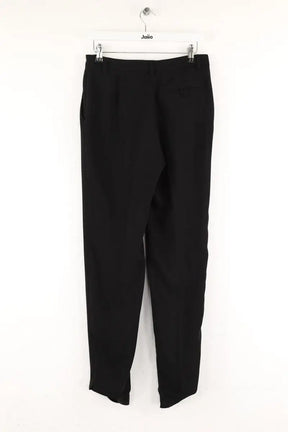Pantalon droit Agnès B. Noir en Polyester