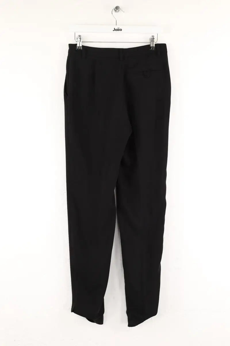 Pantalon droit Agnès B. Noir en Polyester