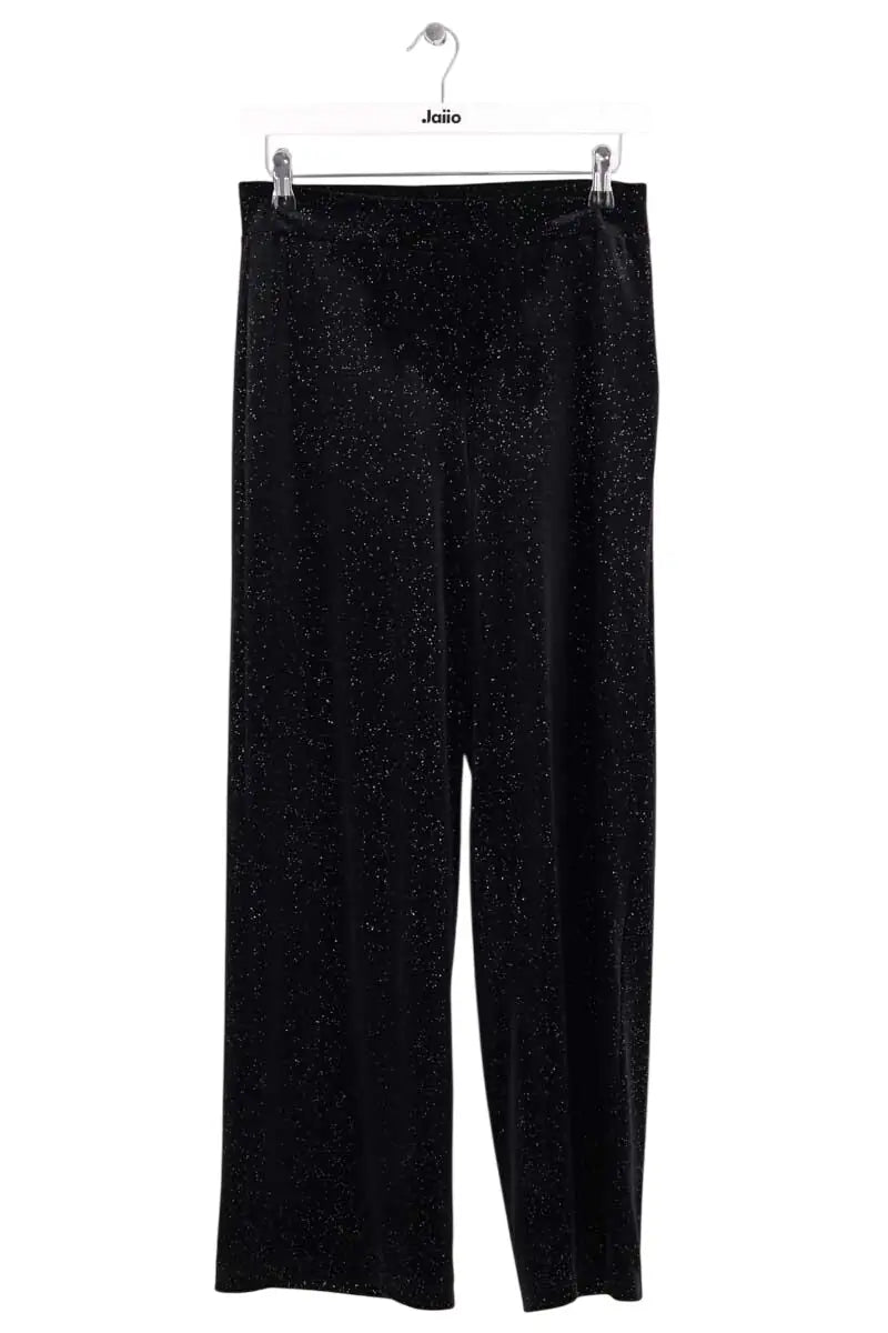 Pantalon droit Agnès B. Noir en Synthétique, taille S - Seconde Main