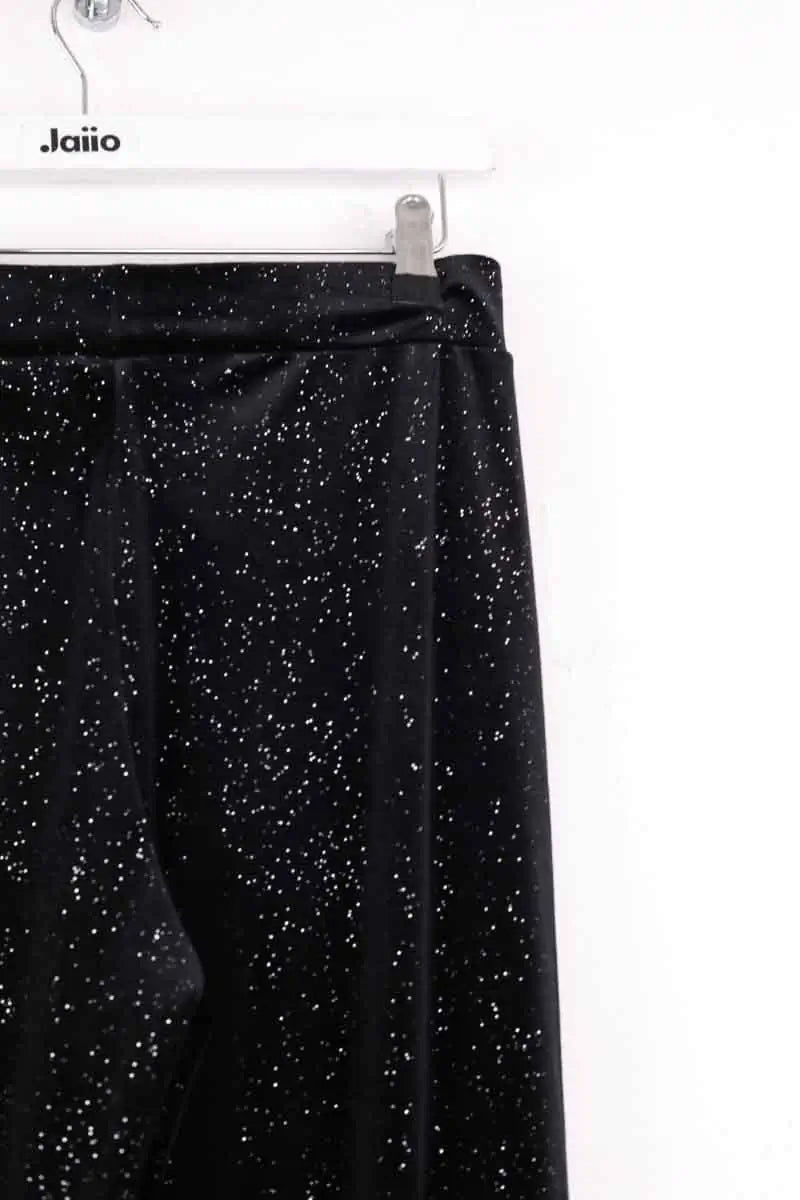 Pantalon droit Agnès B. Noir en Synthétique