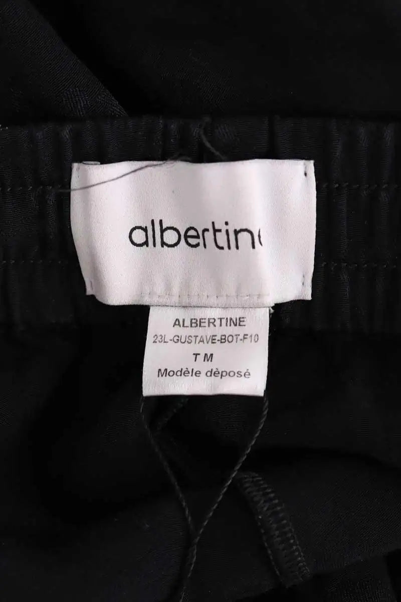 Pantalon droit Albertine Noir en Viscose