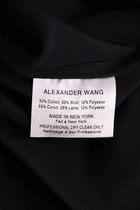 Pantalon droit Alexander Wang Marron en Coton