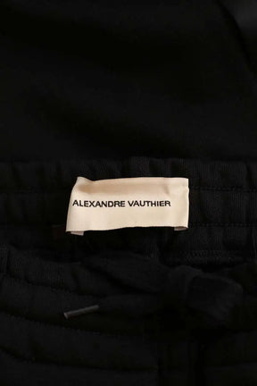 Pantalon droit Alexandre Vauthier Noir en Coton