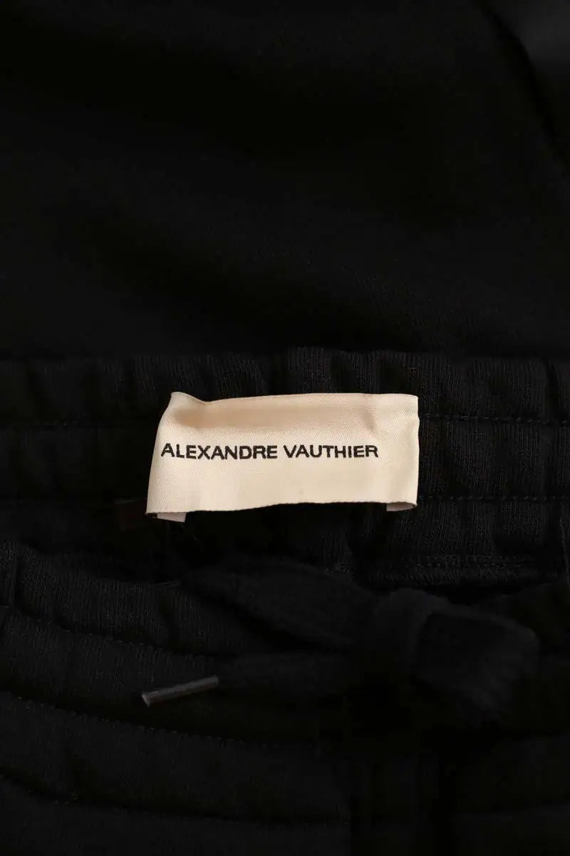Pantalon droit Alexandre Vauthier Noir en Coton