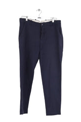 Pantalon droit American Vintage Bleu en Coton, taille M - Seconde Main