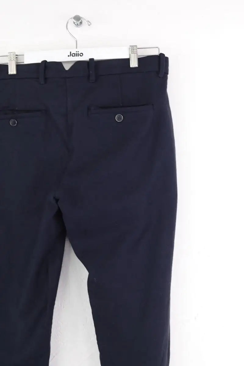 Pantalon droit American Vintage Bleu en Coton