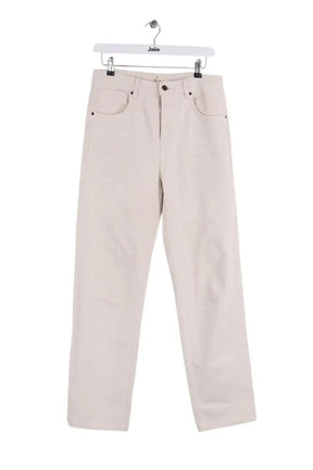 Pantalon droit American Vintage Ecru en Coton, taille L - Seconde Main
