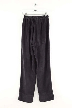 Pantalon droit American Vintage Gris en Coton
