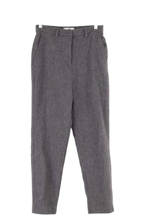 Pantalon droit American Vintage Gris en Synthétique, taille S - Seconde Main