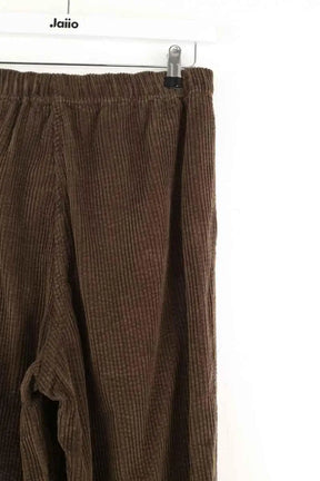 Pantalon droit American Vintage Kaki en Coton