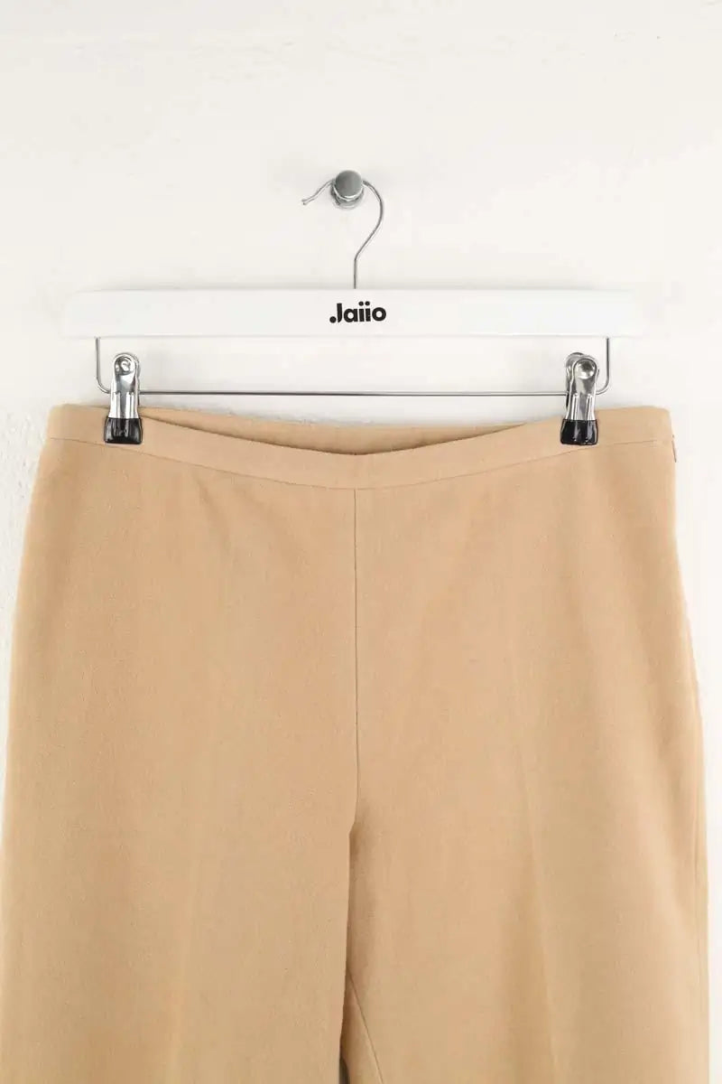 Pantalon droit Andrew GN Beige en Laine