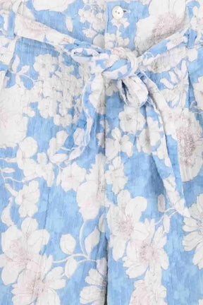 Pantalon droit Antik Batik Bleu en Coton