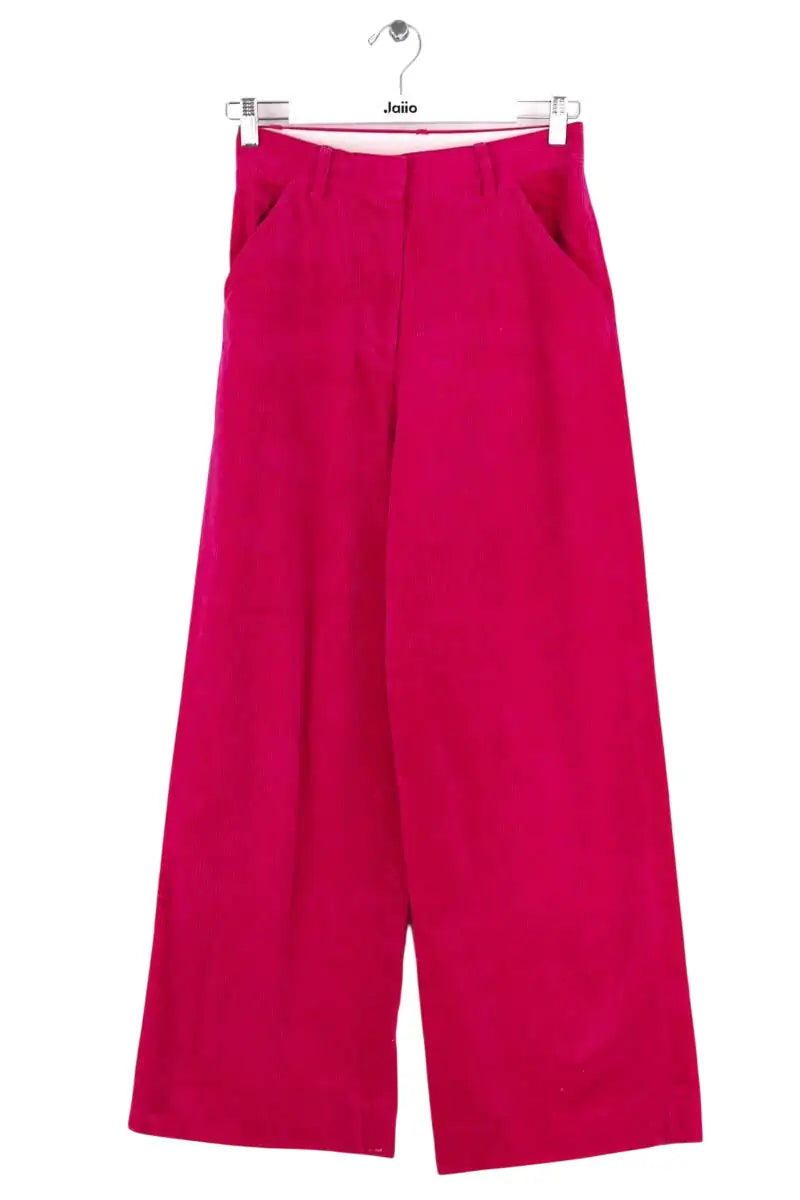 Pantalon droit Arket Rose en Coton, taille S - Seconde Main