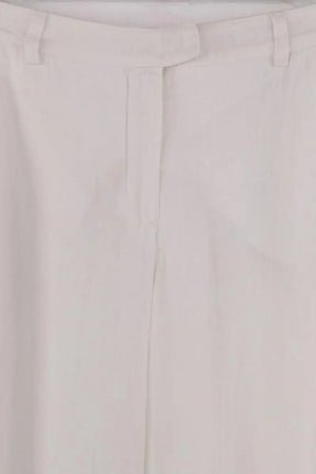 Pantalon droit Armani Jeans Blanc en Lin