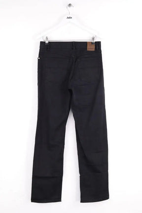 Pantalon droit Azzaro Noir en Coton