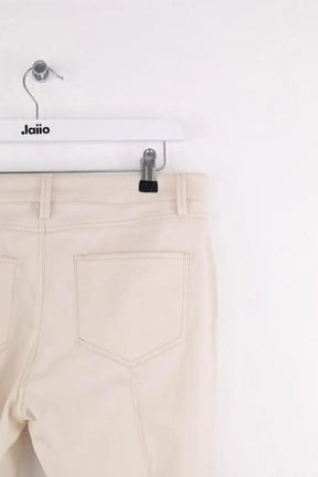 Pantalon droit Barbara Bui Beige en Coton