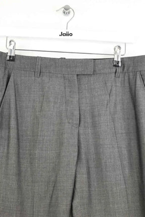 Pantalon droit Barbara Bui Gris en Laine