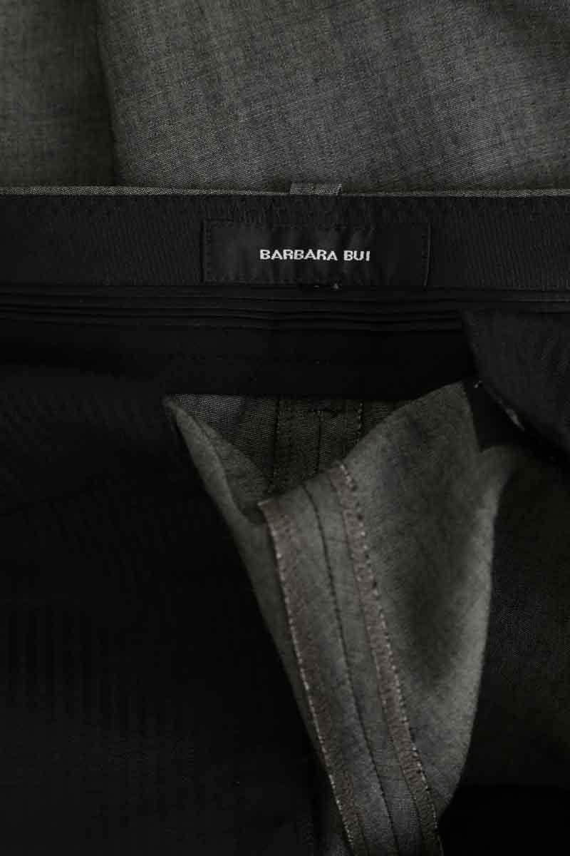 Pantalon droit Barbara Bui Gris en Laine