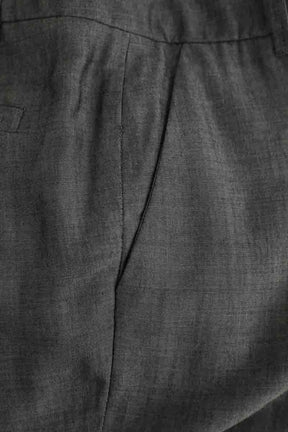 Pantalon droit Barbara Bui Gris en Laine