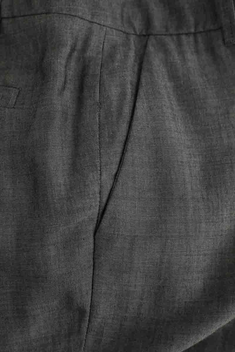 Pantalon droit Barbara Bui Gris en Laine