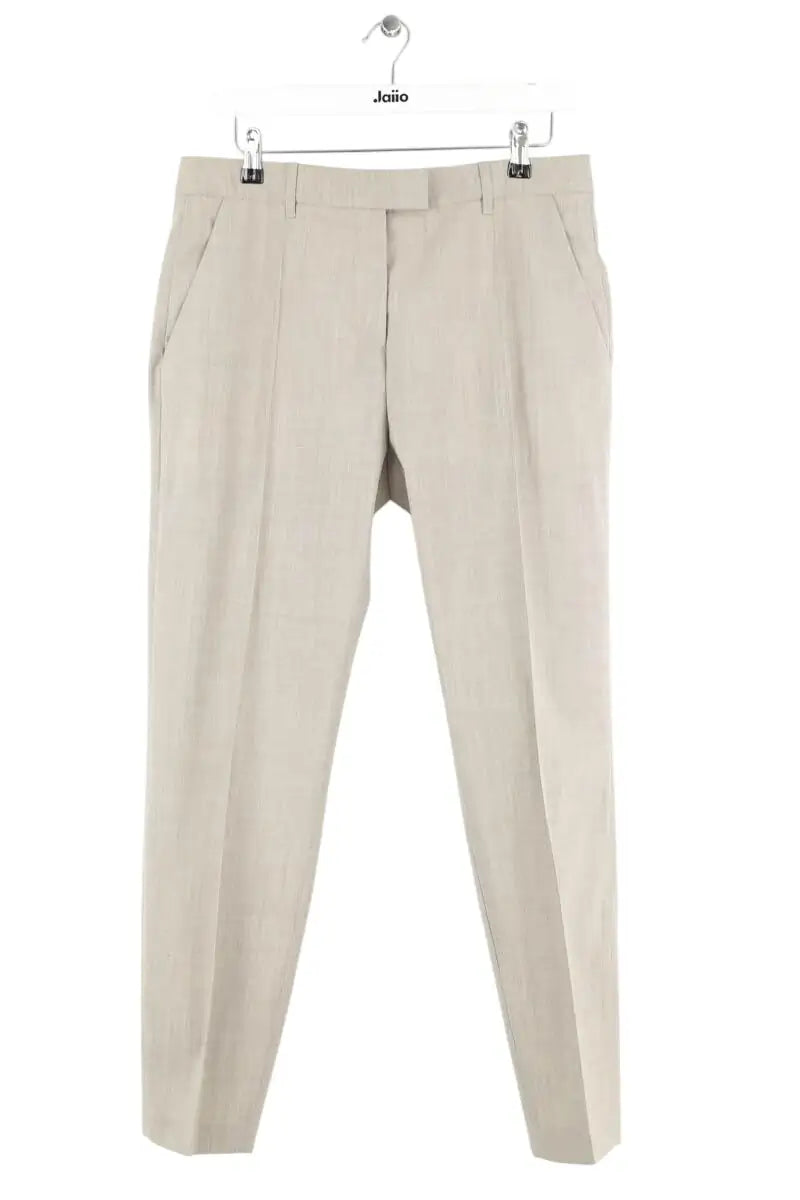 Pantalon droit Barbara Bui Gris en Laine, taille M - Seconde Main