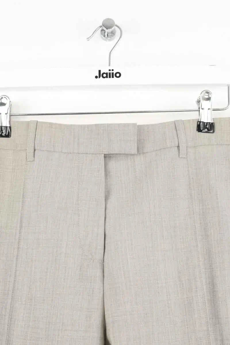 Pantalon droit Barbara Bui Gris en Laine