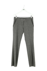 Pantalon droit Barbara Bui Gris en Viscose, taille L - Seconde Main