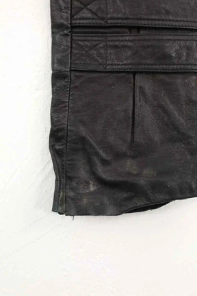 Pantalon droit Barbara Bui Noir en Cuir