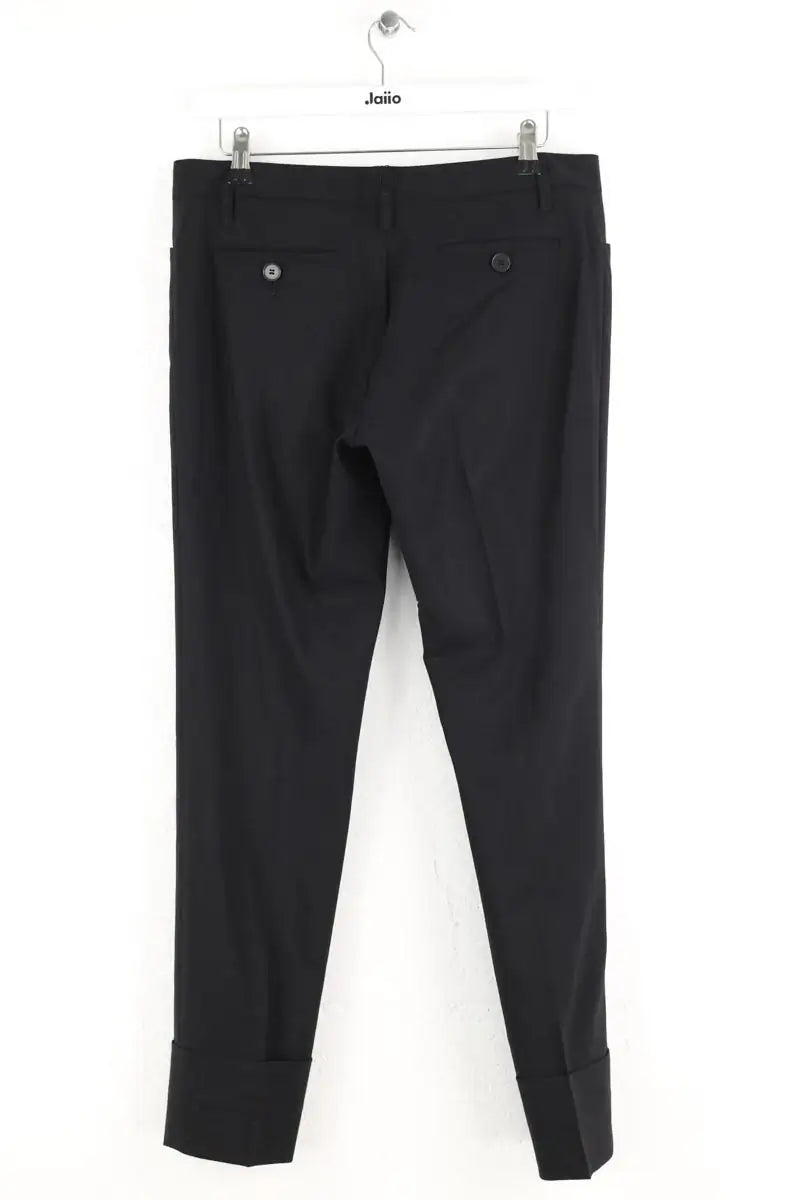 Pantalon droit Barbara Bui Noir en Laine