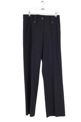 Pantalon droit Barbara Bui Noir en Laine, taille S - Seconde Main