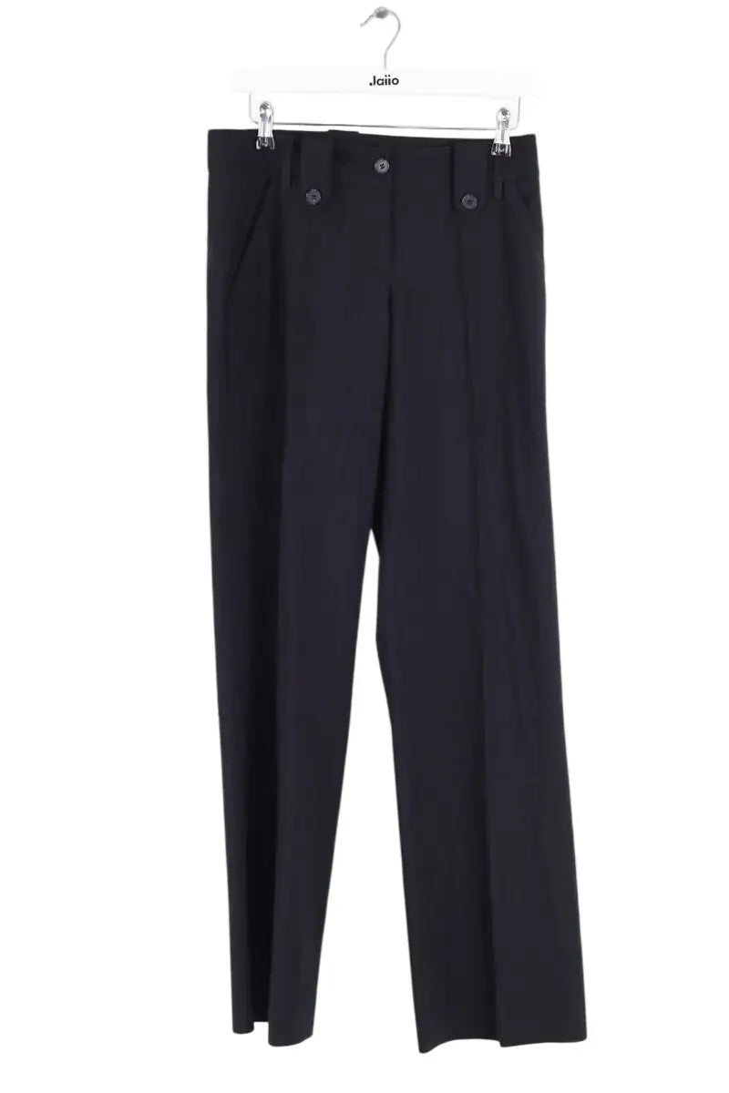 Pantalon droit Barbara Bui Noir en Laine, taille S - Seconde Main