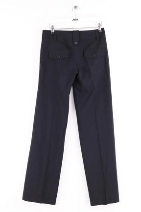 Pantalon droit Barbara Bui Noir en Laine