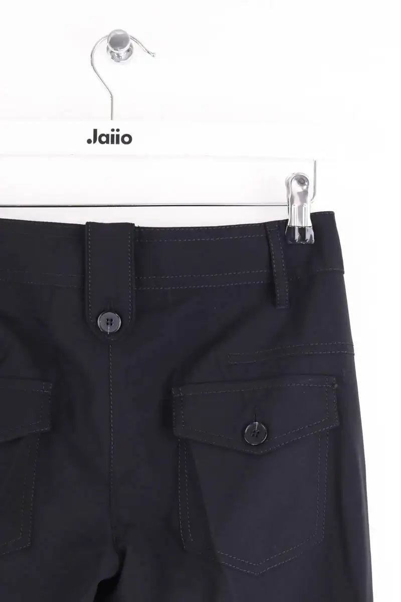 Pantalon droit Barbara Bui Noir en Laine
