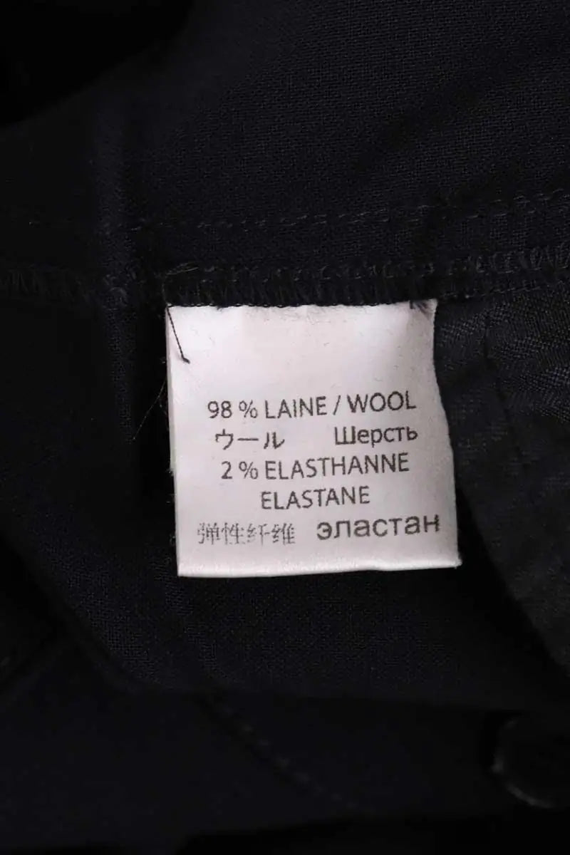 Pantalon droit Barbara Bui Noir en Laine