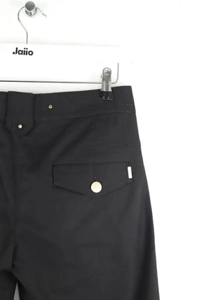 Pantalon droit Barbara Bui Noir en Synthétique
