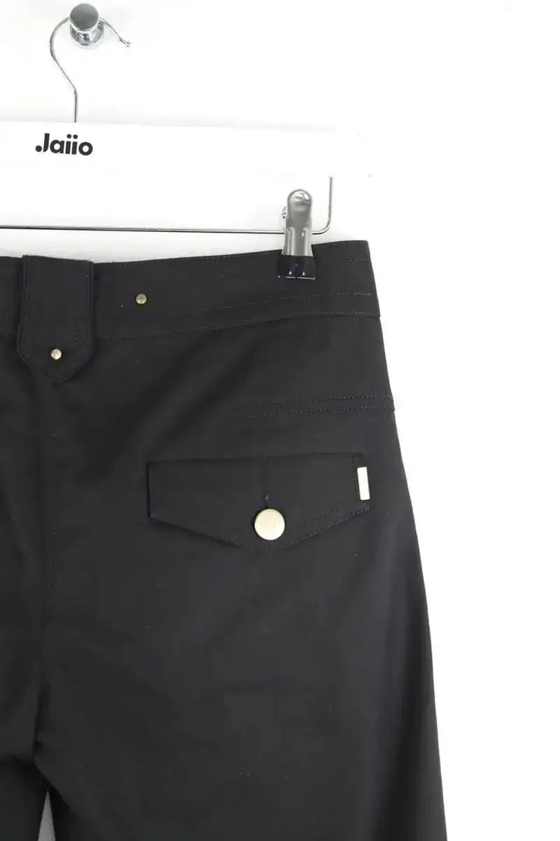 Pantalon droit Barbara Bui Noir en Synthétique