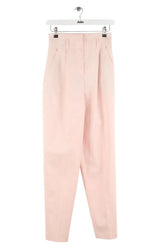 Pantalon droit Barbara Bui Rose en Synthétique, taille S - Seconde Main